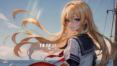 清纯水手服少女	