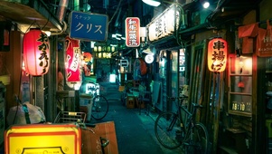 4k静谧日式街道
