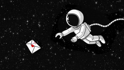 落在星空