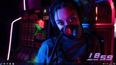 4K赛博朋克美女