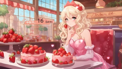 草莓甜还是我甜  美少女