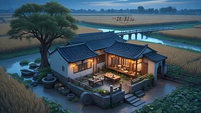 宁静的乡村小院