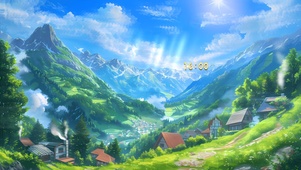 幽静山谷乡村4K