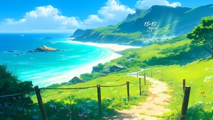 唯美盛夏海滩