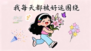 我每天都被好运围绕