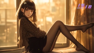 腼腆型美女