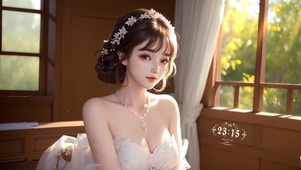 可爱萝莉新娘