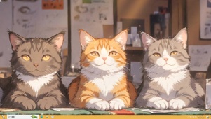 三只小猫