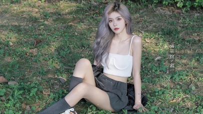 4K 清纯阳光美女