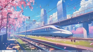 动漫樱花壁纸-桌面主题