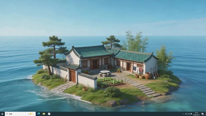治愈海中小屋