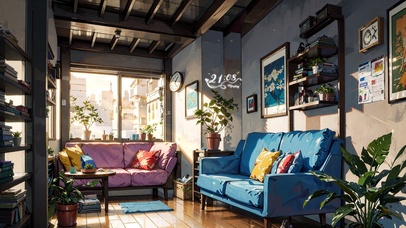 4K治愈阳光房间