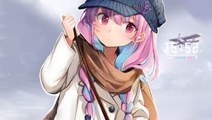 唯美冬天少女