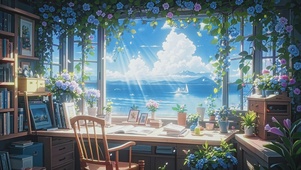 书斋花意