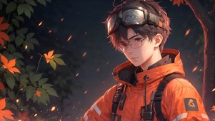 帅气男孩