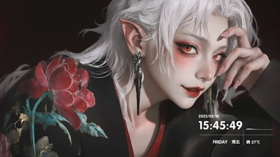 浴袍吸血鬼绝美