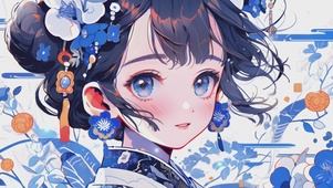 青花瓷少女