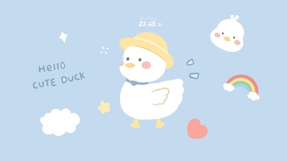 可爱鸭鸭壁纸