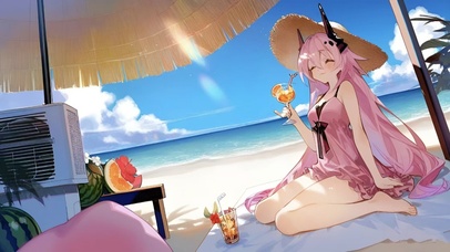 海边泳装少女-特蕾西娅