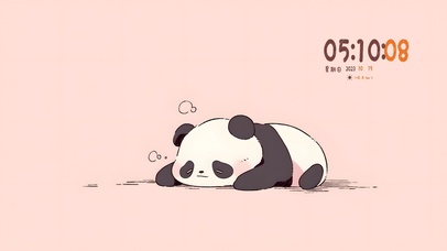懒懒熊猫
