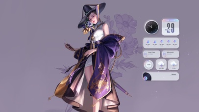 4K唯美清纯古装少女