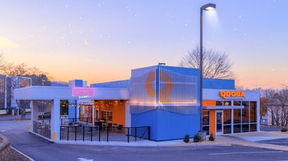 唯美夕阳城市街道（带真实时间）