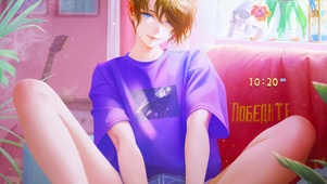金发长腿少女