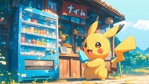夏日便利店皮卡丘