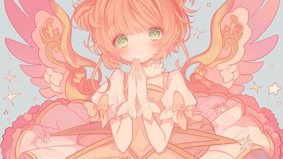 粉色治愈魔法美少女小樱