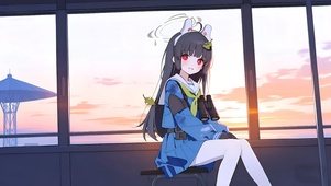 霞泽美游-夕阳萝莉