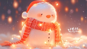 可爱小雪人