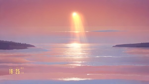 4K 夕阳的余晖