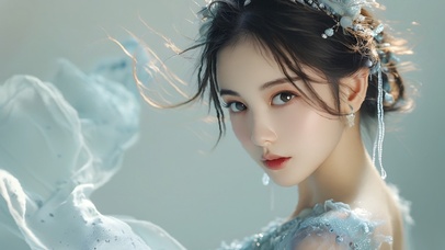 蓝色仙姬仙女神女美女01