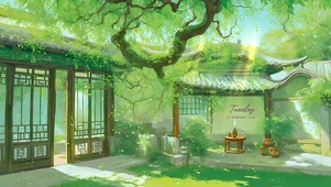 小院的春天