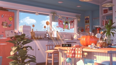 4K唯美治愈日系动漫房间