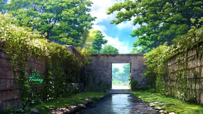 鸟语花香护眼森林