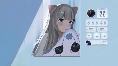 唯美可爱猫耳美少女猫羽雫