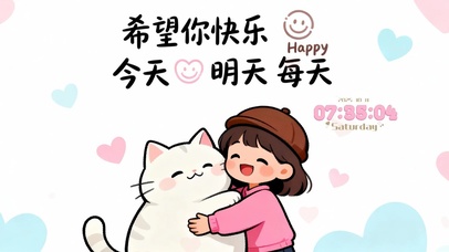 简约治愈文字桌面