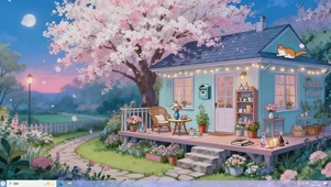 治愈樱花小屋