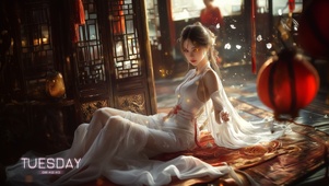 宛如春风拂过花海，充满自然韵律