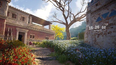 温馨午后阳光小院