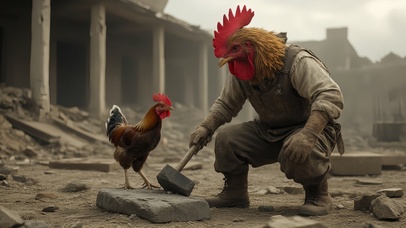 十二生肖鸡之打工人