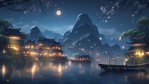 夜泊秦淮近酒家