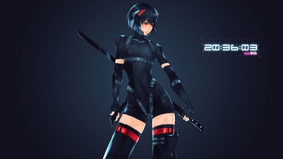 如此唯美的战甲美少女