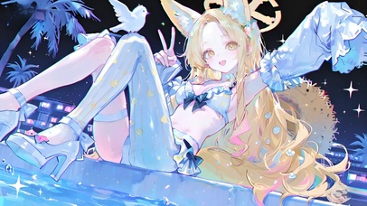 百合园圣娅-海边泳装萝莉