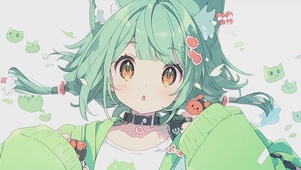 【唯美4K】软萌可爱卡通少女