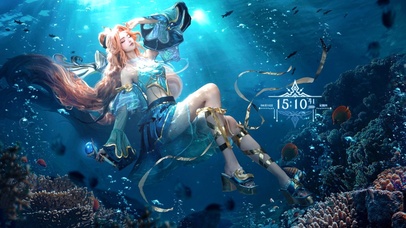 4K唯美海之歌COS美女