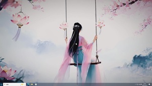 花漾秋千-桌面主题