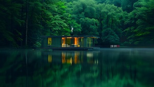 宁静森林小屋
