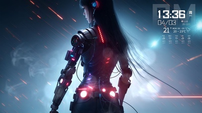 4K 赛博朋克少女